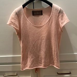Reformation Tie Back Cashmere Top